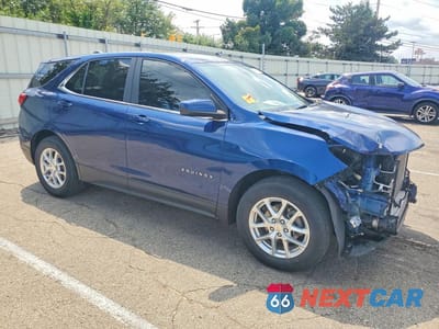 Czwarte zdjęcie samochodu z boku: 2022 CHEVROLET EQUINOX LT VIN:3GNAXKEV9NL160086 - miniatura