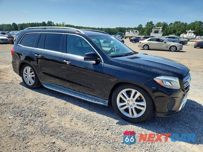 Czwarte zdjęcie samochodu z boku: 2017 MERCEDES-BENZ GLS 450 4MATIC VIN:4JGDF6EE4HA797720 - miniatura