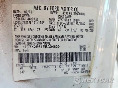 Zdjęcie 12 z 12 samochodu: 2014 FORD F250 SUPER DUTY VIN:1FT7X2B61EEA04639 - miniatura