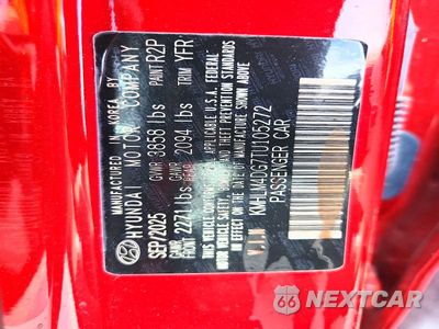 Zdjęcie 12 z 12 samochodu: 2026 HYUNDAI ELANTRA SEL SPORT VIN:KMHLM4DG7TU105272 - miniatura