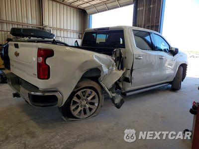 Trzecie zdjęcie samochodu z tyłu: 2022 CHEVROLET SILVERADO LTD K1500 LTZ VIN:3GCUYGED4NG100202 - miniatura