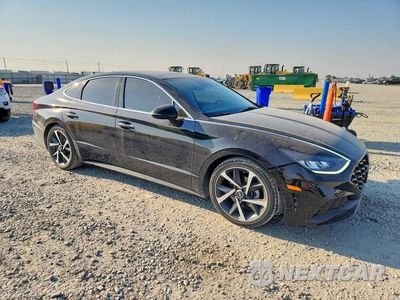 Czwarte zdjęcie samochodu z boku: 2022 HYUNDAI SONATA SEL PLUS VIN:5NPEJ4J25NH139691 - miniatura