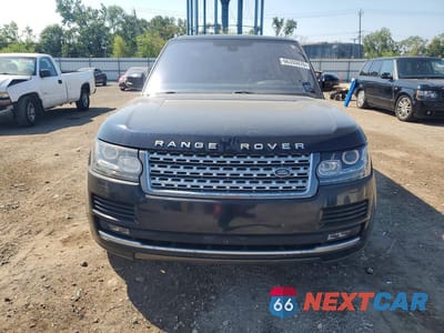 Piąte zdjęcie samochodu w środku: 2016 LAND ROVER RANGE ROVER HSE VIN:SALGS2PF7GA285582 - miniatura