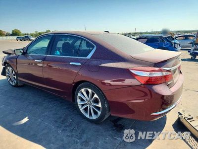 Drugie zdjęcie samochodu z przodu: 2016 HONDA ACCORD EXL VIN:1HGCR2F8XGA111012 - miniatura