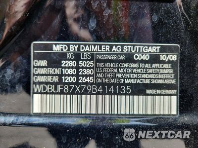 Zdjęcie 12 z 12 samochodu: 2009 MERCEDES-BENZ E 350 4MATIC VIN:WDBUF87X79B414135 - miniatura