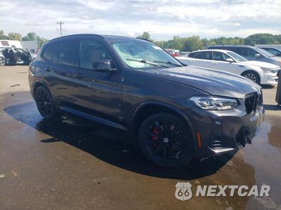 Czwarte zdjęcie samochodu z boku: 2022 BMW X3 M40I VIN:5UX83DP06N9M62782 - miniatura