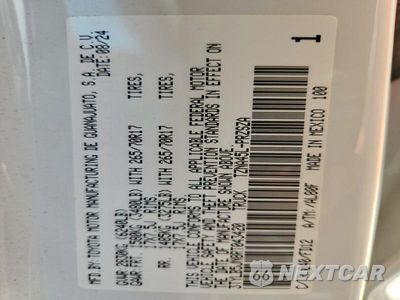 Zdjęcie 12 z 12 samochodu: 2024 TOYOTA TACOMA TRD OFF-ROAD VIN:3TYLB5JN8RT043420 - miniatura