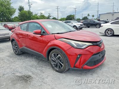 Czwarte zdjęcie samochodu z boku: 2021 TOYOTA C-HR LIMITED VIN:NMTKHMBXXMR134874 - miniatura