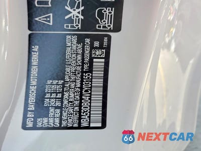 Zdjęcie 13 z 13 samochodu: 2027 BMW 430XI VIN:WBA53DB04VCY03155 - miniatura