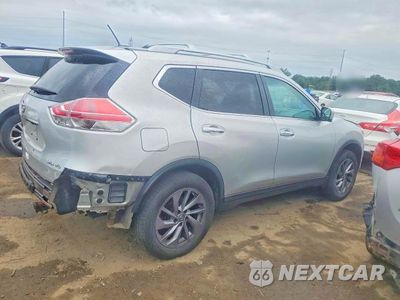 Trzecie zdjęcie samochodu z tyłu: 2016 NISSAN ROGUE SL VIN:5N1AT2MV9GC737764 - miniatura