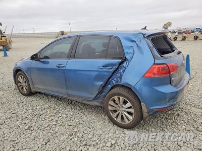 Drugie zdjęcie samochodu z przodu: 2015 VOLKSWAGEN GOLF TDI VIN:3VW2A7AUXFM099851 - miniatura