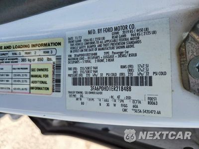 Zdjęcie 12 z 12 samochodu: 2014 FORD FUSION SE VIN:3FA6P0HD1ER218488 - miniatura