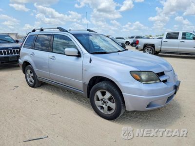 Czwarte zdjęcie samochodu z boku: 2004 MITSUBISHI OUTLANDER XLS VIN:JA4LZ41F24U045687 - miniatura