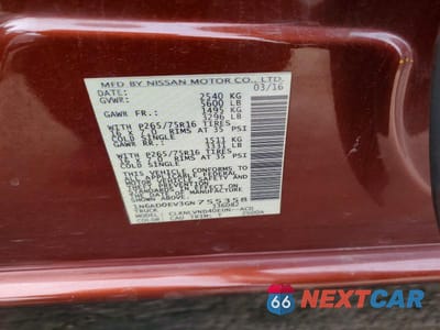 Zdjęcie 12 z 12 samochodu: 2016 NISSAN FRONTIER PRO-4X VIN:1N6AD0EV3GN755358 - miniatura