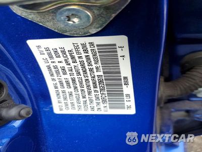 Zdjęcie 12 z 12 samochodu: 2016 HONDA CIVIC EXL VIN:19XFC1F78GE206518 - miniatura