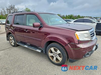 Czwarte zdjęcie samochodu z boku: 2013 HONDA PILOT EXL VIN:5FNYF4H66DB042715 - miniatura
