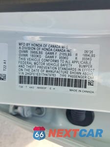 Zdjęcie 12 z 12 samochodu: 2026 HONDA CIVIC SI VIN:2HGFE1E51TH479763 - miniatura