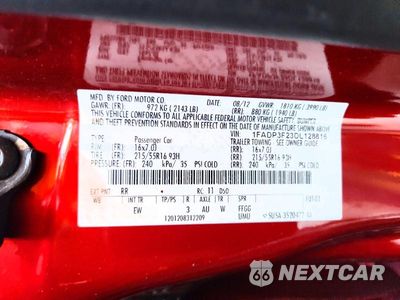 Zdjęcie 12 z 12 samochodu: 2013 FORD FOCUS SE VIN:1FADP3F23DL128816 - miniatura
