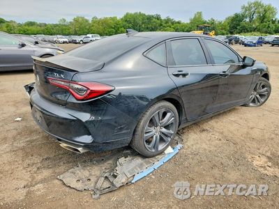 Trzecie zdjęcie samochodu z tyłu: 2021 ACURA TLX TECH A VIN:19UUB5F54MA004257 - miniatura