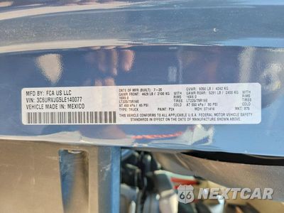Zdjęcie 13 z 13 samochodu: 2020 RAM PROMASTER - DELIVERY VAN VIN:3C6URVJG5LE140077 - miniatura