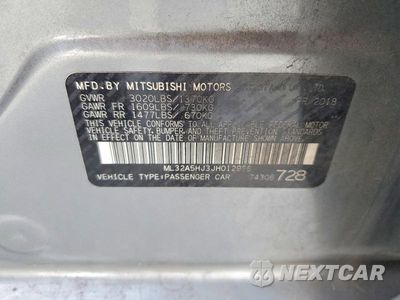 Zdjęcie 13 z 13 samochodu: 2018 MITSUBISHI MIRAGE GT VIN:ML32A5HJ3JH012956 - miniatura
