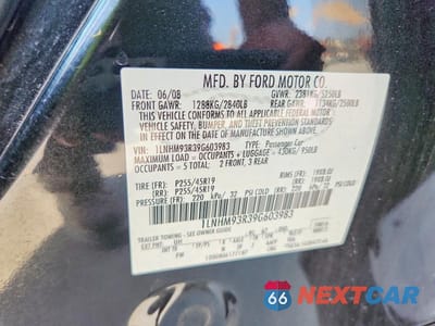 Zdjęcie 13 z 13 samochodu: 2009 LINCOLN MKS VIN:1LNHM93R39G603983 - miniatura