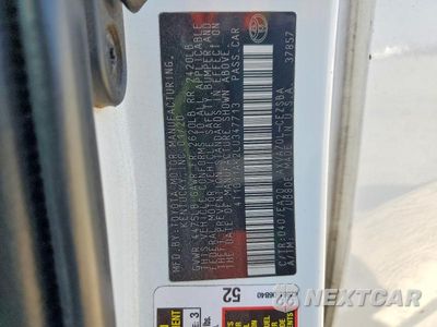Zdjęcie 12 z 12 samochodu: 2020 TOYOTA CAMRY SE VIN:4T1G11AK2LU347713 - miniatura