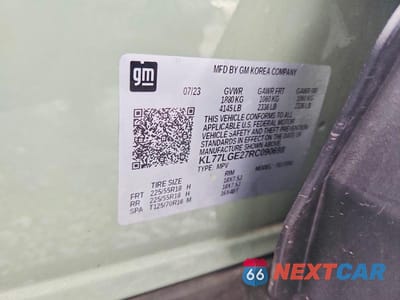Zdjęcie 12 z 12 samochodu: 2024 CHEVROLET TRAX 1RS VIN:KL77LGE27RC090698 - miniatura