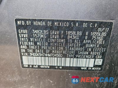 Zdjęcie 13 z 13 samochodu: 2017 HONDA FIT EX VIN:3HGGK5H74HM704560 - miniatura