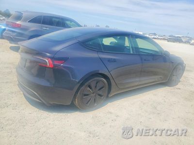 Trzecie zdjęcie samochodu z tyłu: 2026 TESLA MODEL 3 VIN:5YJ3E1EA7TF159142 - miniatura