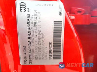 Zdjęcie 12 z 12 samochodu: 2019 AUDI S3 PREMIUM PLUS VIN:WAUB1GFF6KA100950 - miniatura