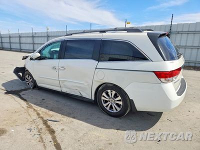 Drugie zdjęcie samochodu z przodu: 2015 HONDA ODYSSEY EXL VIN:5FNRL5H61FB073733 - miniatura