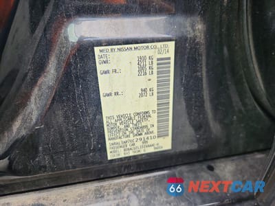 Zdjęcie 13 z 13 samochodu: 2014 NISSAN ALTIMA 2.5 SV VIN:1N4AL3AP7EC291410 - miniatura