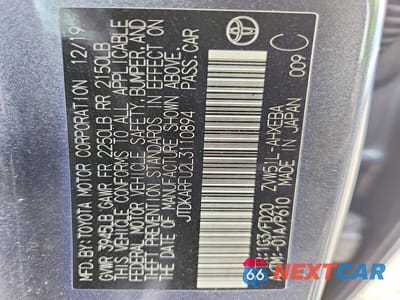 Zdjęcie 12 z 12 samochodu: 2020 TOYOTA PRIUS LE VIN:JTDKARFU2L3110894 - miniatura