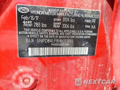 Zdjęcie 12 z 12 samochodu: 2017 HYUNDAI ELANTRA SE VIN:5NPD84LF8HH191991 - miniatura
