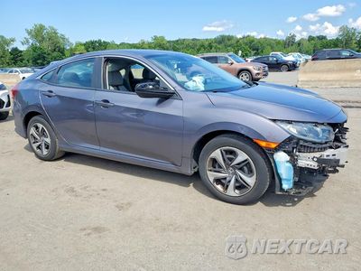 Czwarte zdjęcie samochodu z boku: 2020 HONDA CIVIC LX VIN:19XFC2F69LE209628 - miniatura