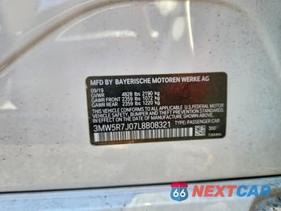 Zdjęcie 12 z 12 samochodu: 2020 BMW 330XI VIN:3MW5R7J07L8B08321 - miniatura