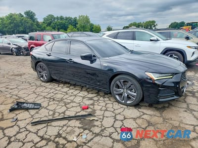 Czwarte zdjęcie samochodu z boku: 2022 ACURA TLX TECH A VIN:19UUB5F5XNA001669 - miniatura
