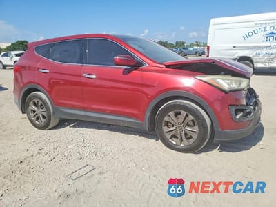 Czwarte zdjęcie samochodu z boku: 2013 HYUNDAI SANTA FE SPORT 2.4L VIN:5XYZU3LBXDG056585 - miniatura
