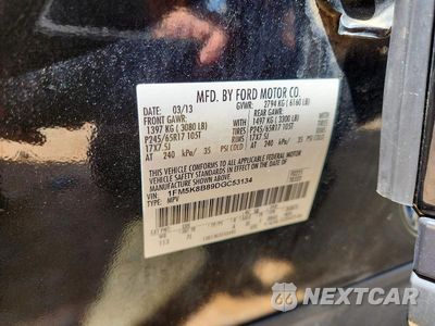Zdjęcie 13 z 13 samochodu: 2013 FORD EXPLORER VIN:1FM5K8B89DGC53134 - miniatura