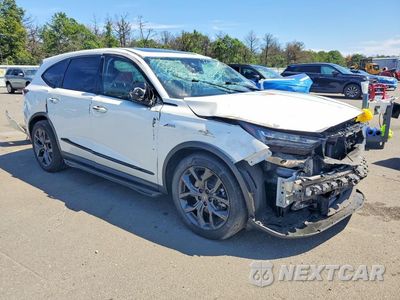 Czwarte zdjęcie samochodu z boku: 2022 ACURA MDX A-SPEC VIN:5J8YE1H09NL019149 - miniatura