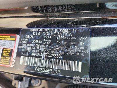 Zdjęcie 12 z 12 samochodu: 2025 KIA K5 GT LINE VIN:KNAG64J77S5288666 - miniatura