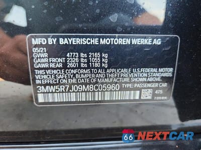 Zdjęcie 12 z 12 samochodu: 2021 BMW 330XI VIN:3MW5R7J09M8C05960 - miniatura