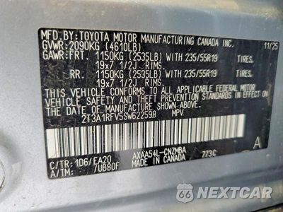 Zdjęcie 13 z 13 samochodu: 2025 TOYOTA RAV4 XLE PREMIUM VIN:2T3A1RFV5SW622598 - miniatura
