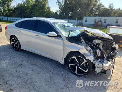 Czwarte zdjęcie samochodu z boku: 2020 HONDA ACCORD SPORT VIN:1HGCV2F37LA013422 - miniatura