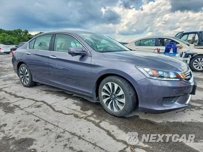 Czwarte zdjęcie samochodu z boku: 2015 HONDA ACCORD HYBRID EXL VIN:1HGCR6F52FA012096 - miniatura