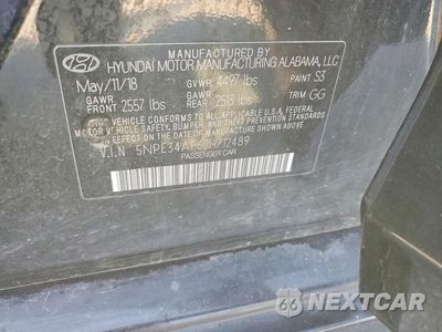 Zdjęcie 12 z 12 samochodu: 2018 HYUNDAI SONATA SEL+ VIN:5NPE34AF6JH712489 - miniatura