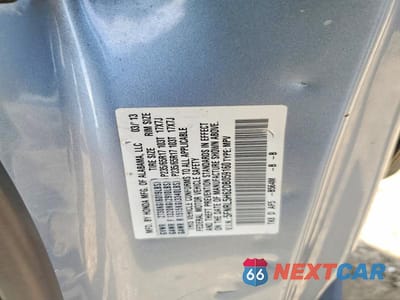 Zdjęcie 12 z 12 samochodu: 2013 HONDA ODYSSEY EXL VIN:5FNRL5H62DB059160 - miniatura