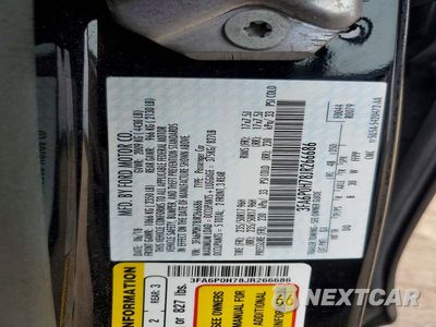 Zdjęcie 13 z 13 samochodu: 2018 FORD FUSION SE VIN:3FA6P0H78JR266686 - miniatura