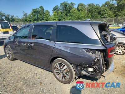 Drugie zdjęcie samochodu z przodu: 2024 HONDA ODYSSEY TOURING VIN:5FNRL6H82RB055169 - miniatura